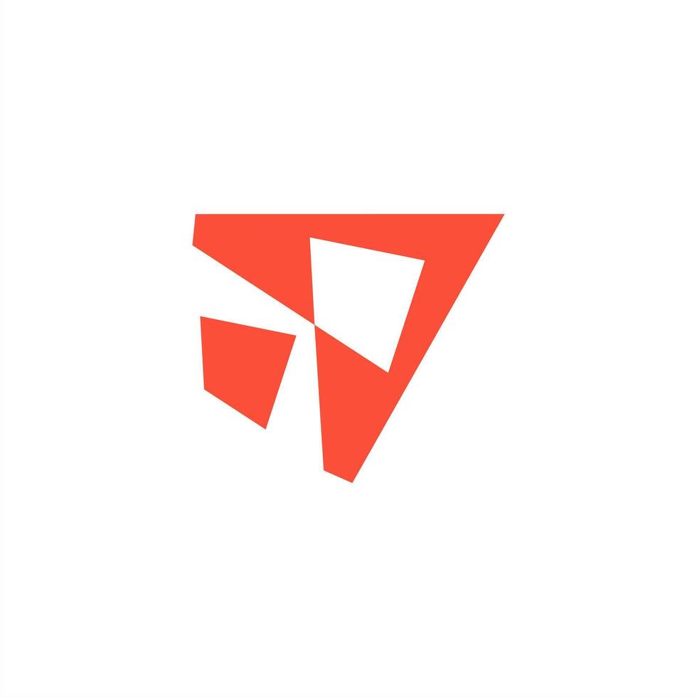 arrow abstract logo editable simple vector