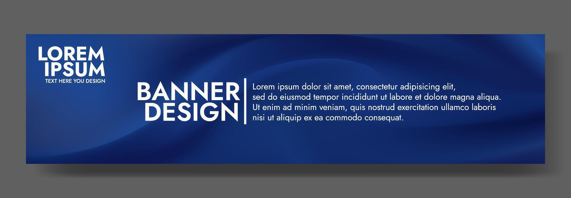 modern background template with blue waves vector