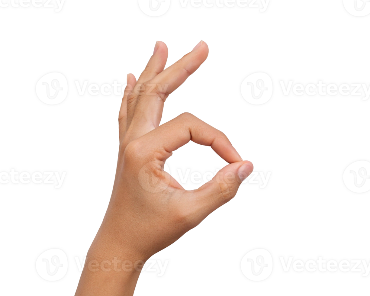 close up of hand gesture with a little bit of something Transparent Background, Generated with AI png