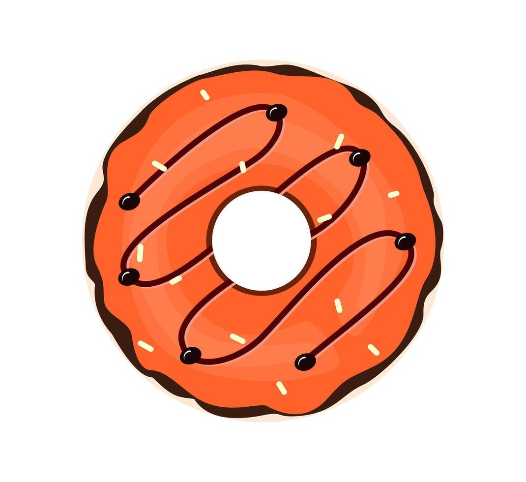 Mouthwatering Donuts with Frosted Toppings vector