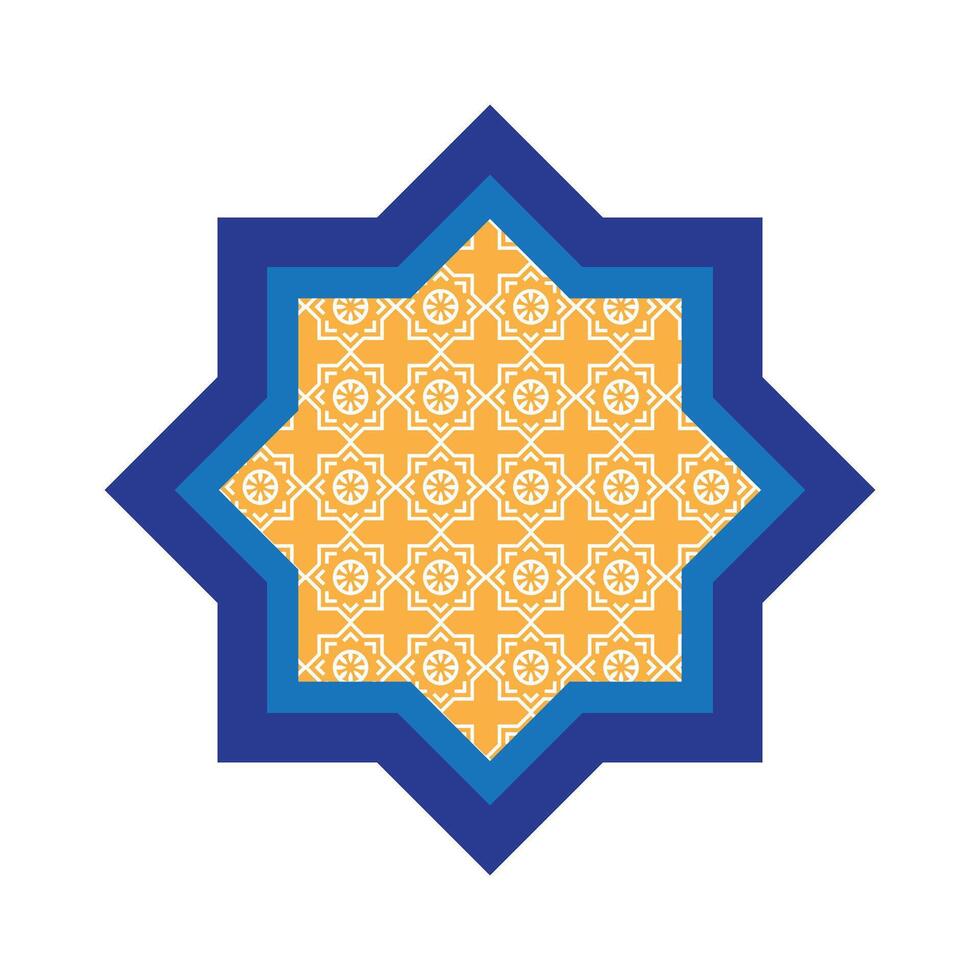 Ramadan Decoration Pattern Icons vector