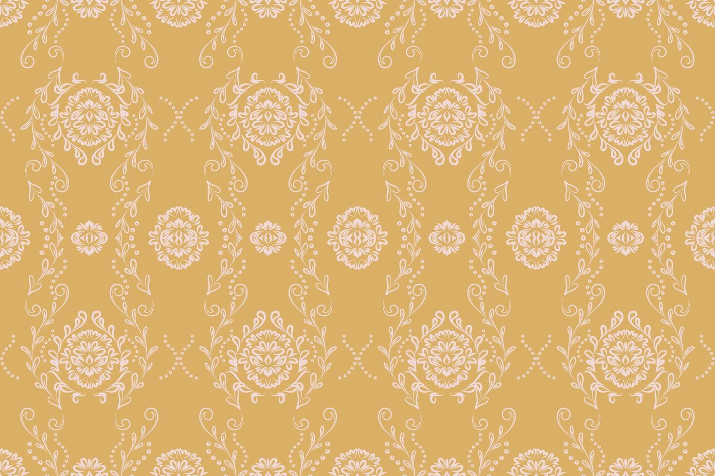 Seamless decorative pattern with ornament. Background for printing on paper, wallpaper, covers, textiles, fabrics, for decoration, decoupage, scrapbooking and other vector