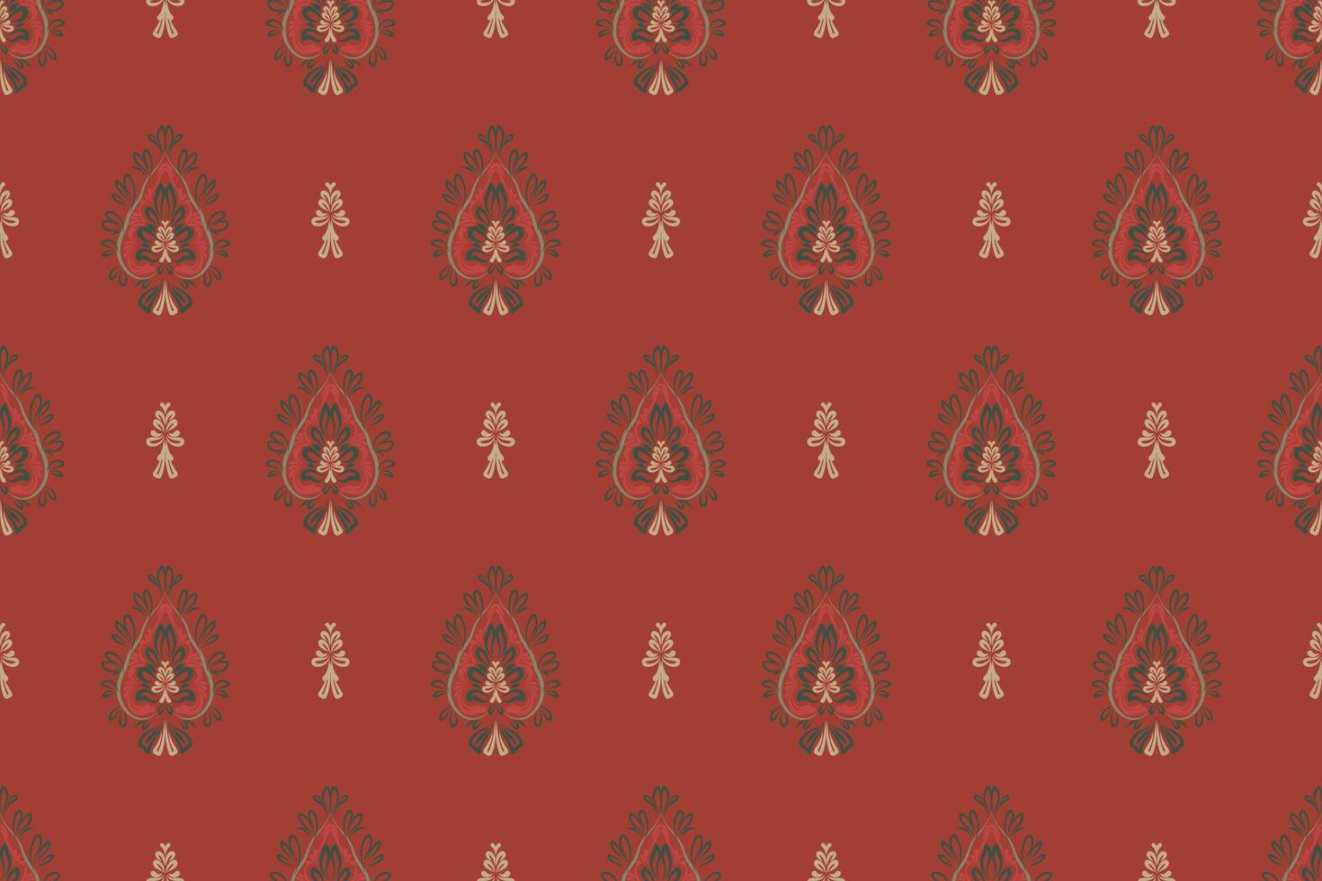 Ajrakh Pattern and block print and batik print Background digital printing textile pattern vector