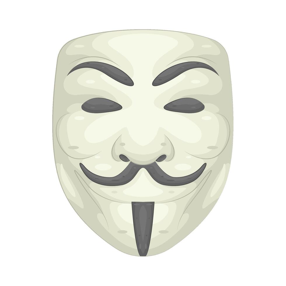 Illustration of anonymous mask vector