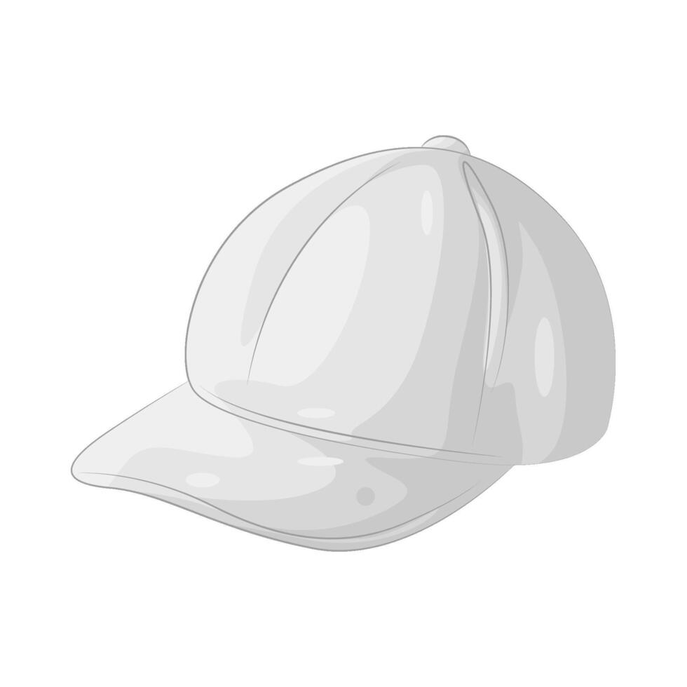 Illustration of white hat vector