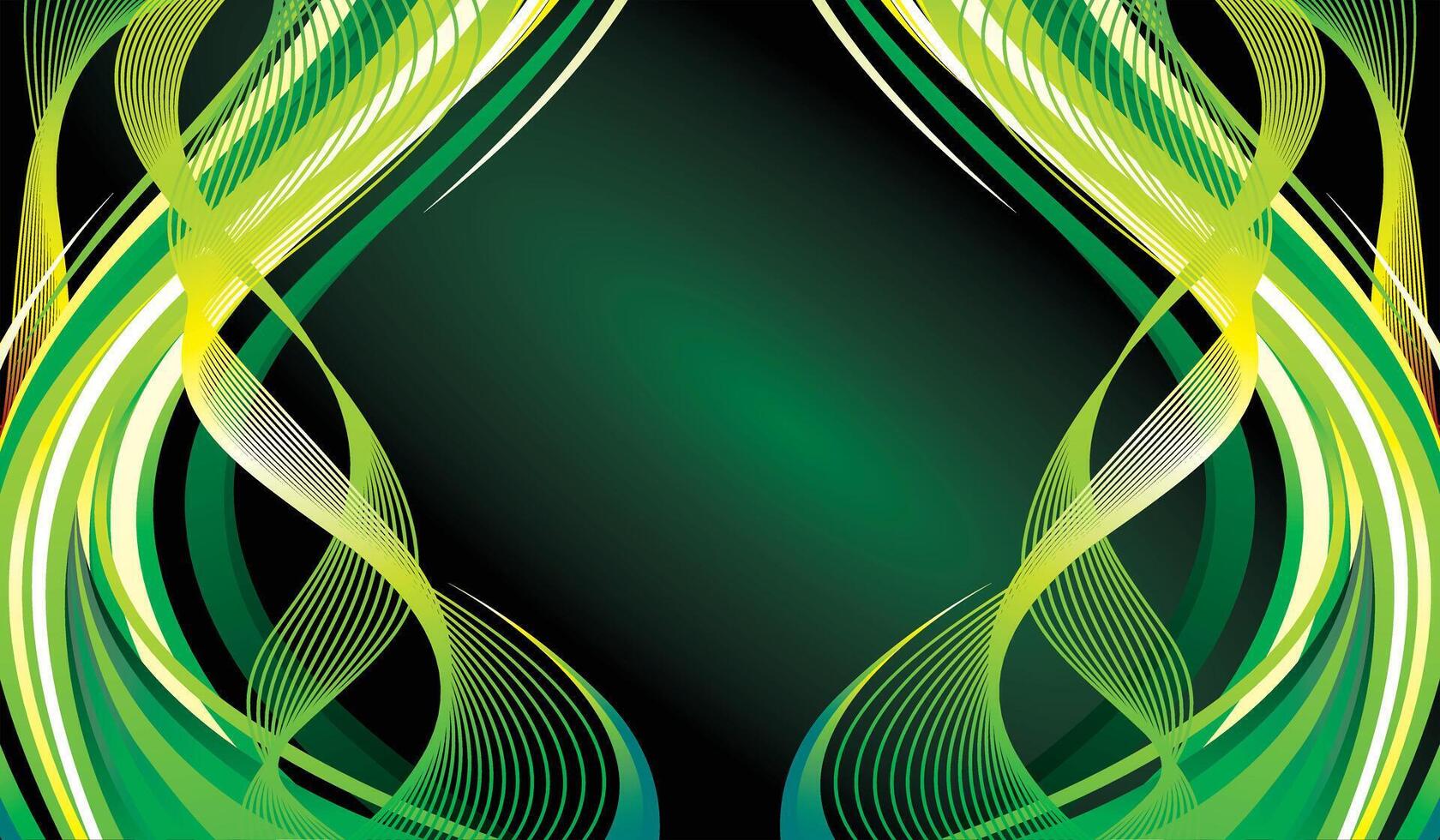 Green background fluit concept vector