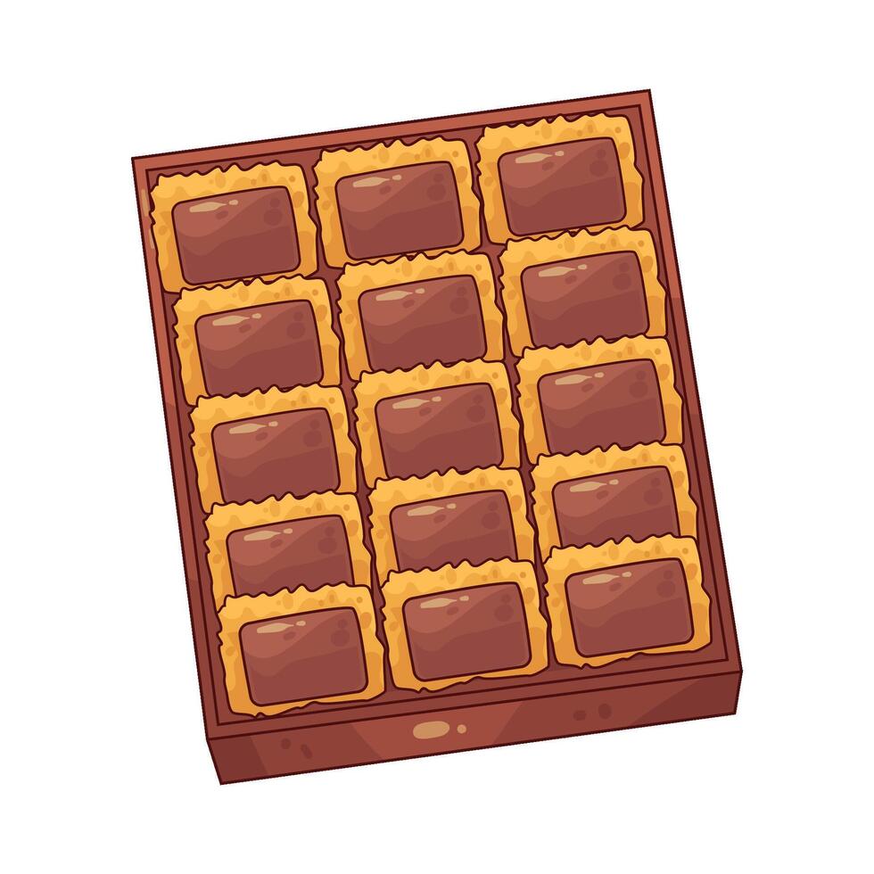 Chocolate Box illustration vector