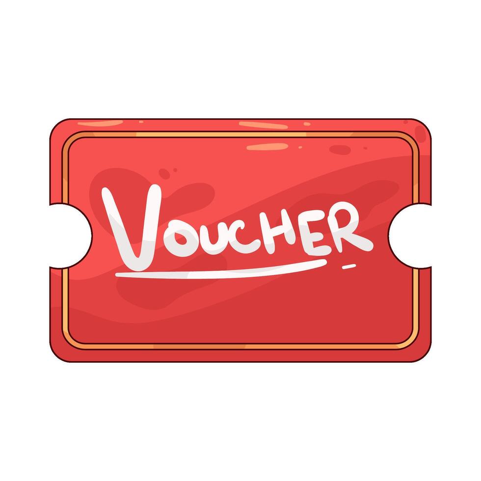 Gift Voucher illustration vector