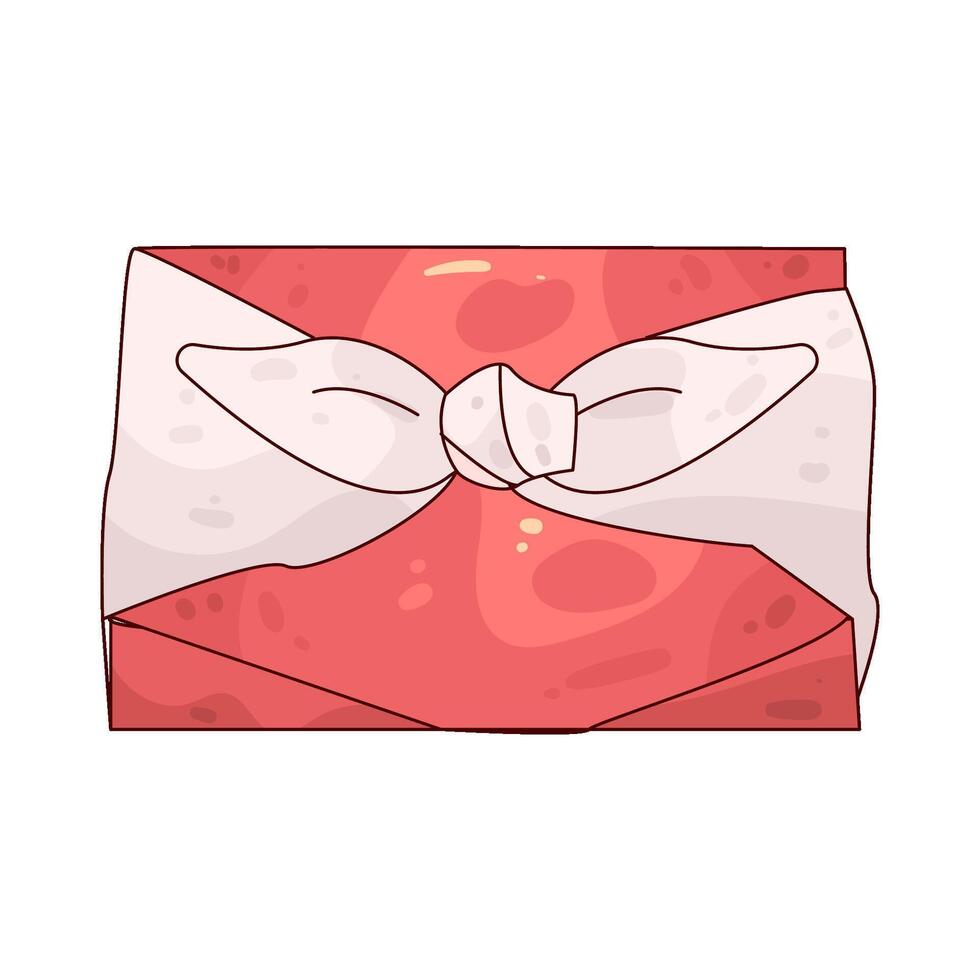 Gift Wrapped in Cloth vector