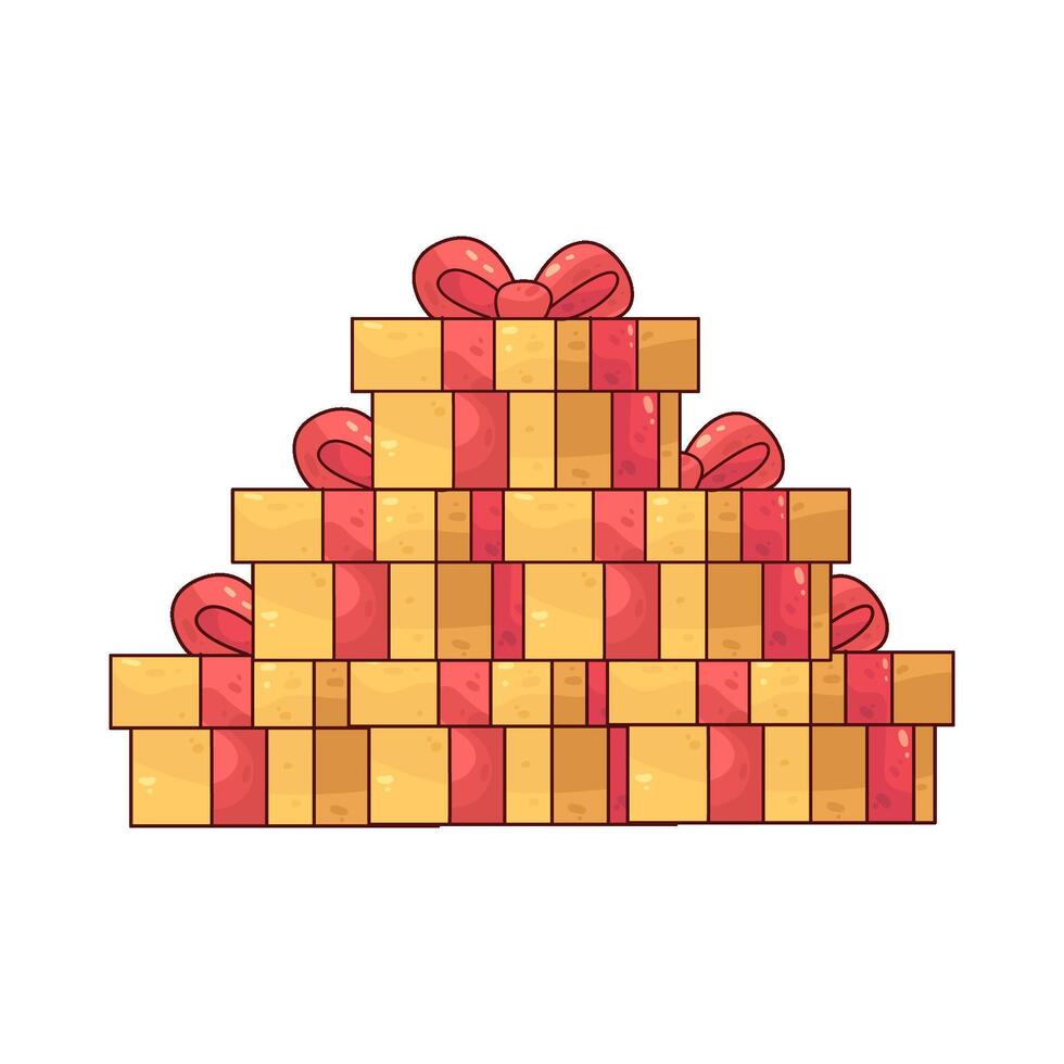 Present Stack illustration vector