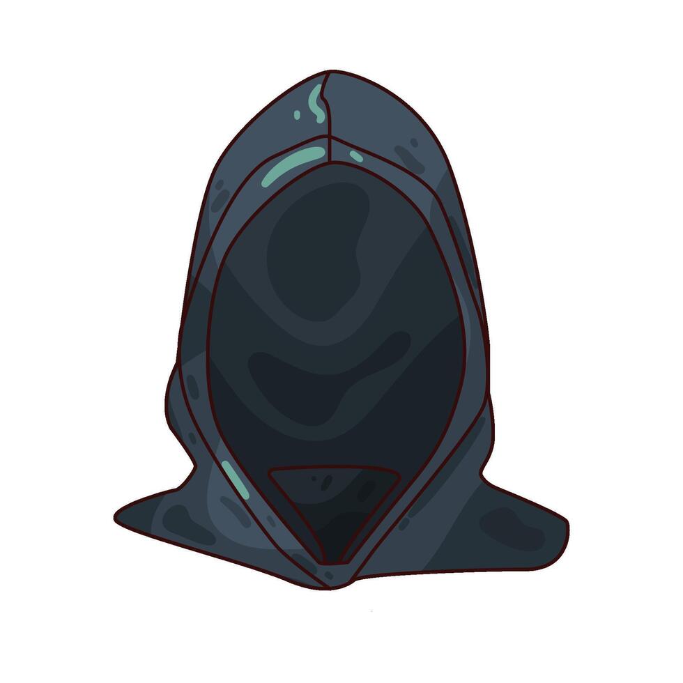 hacker mask illustration vector