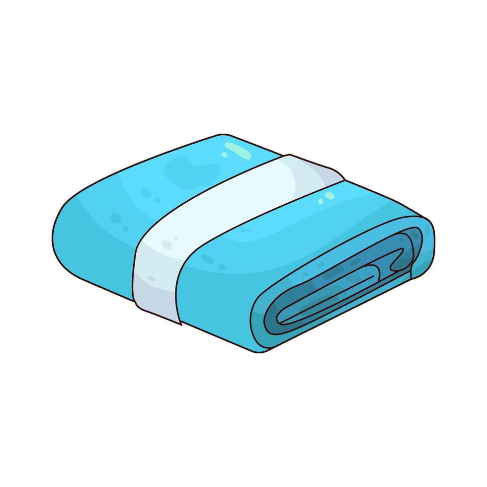 folded Towels illustration vector