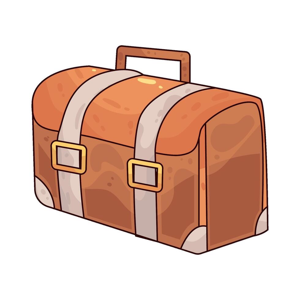 Travel bag illustration vector
