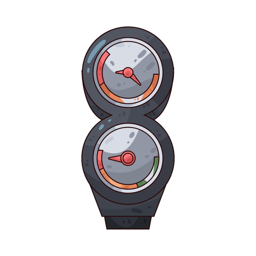 Depth Gauge illustration vector