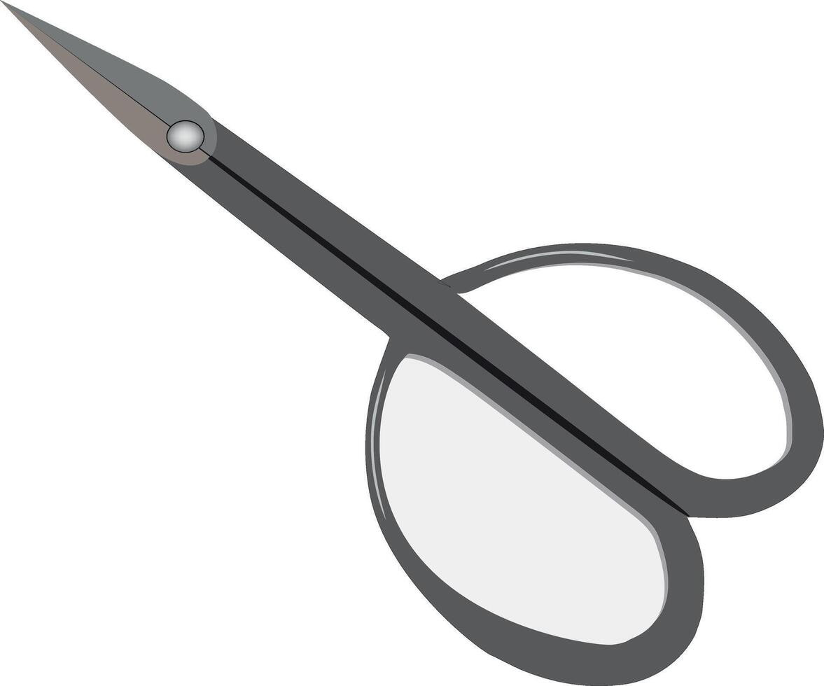 A pair of scissors on a white background vector