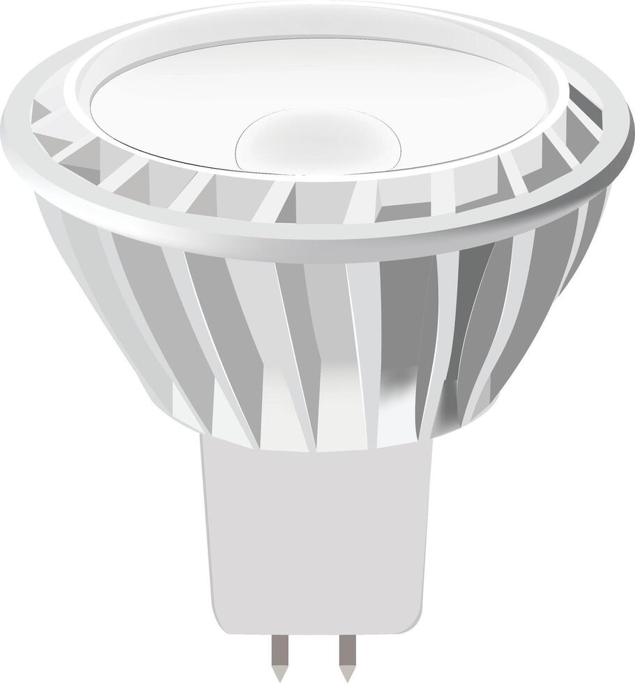 Led spotlight bulb with dimmable led vector