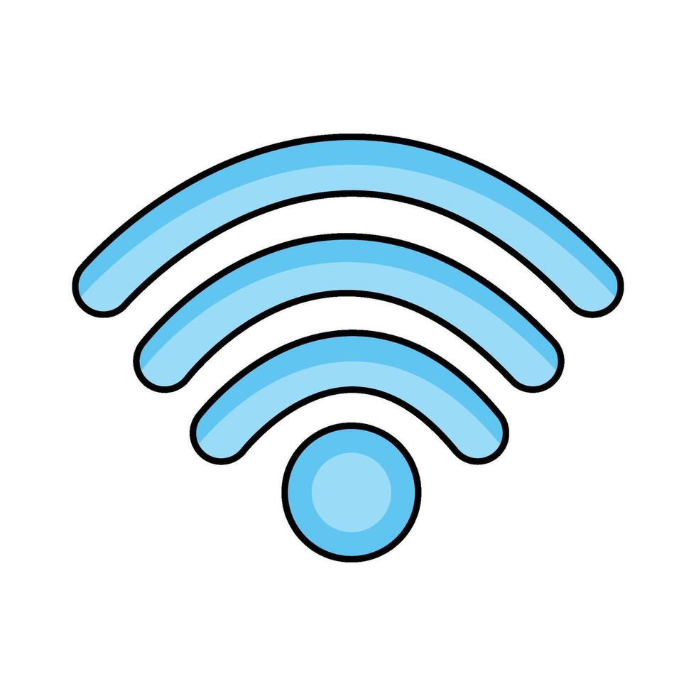 illustration of Wifi symbol vector