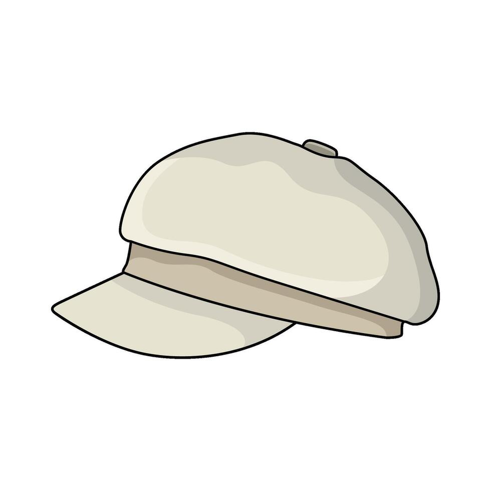 illustration of baret cap vector