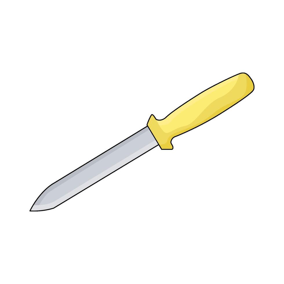 illustration of Dive Knife vector