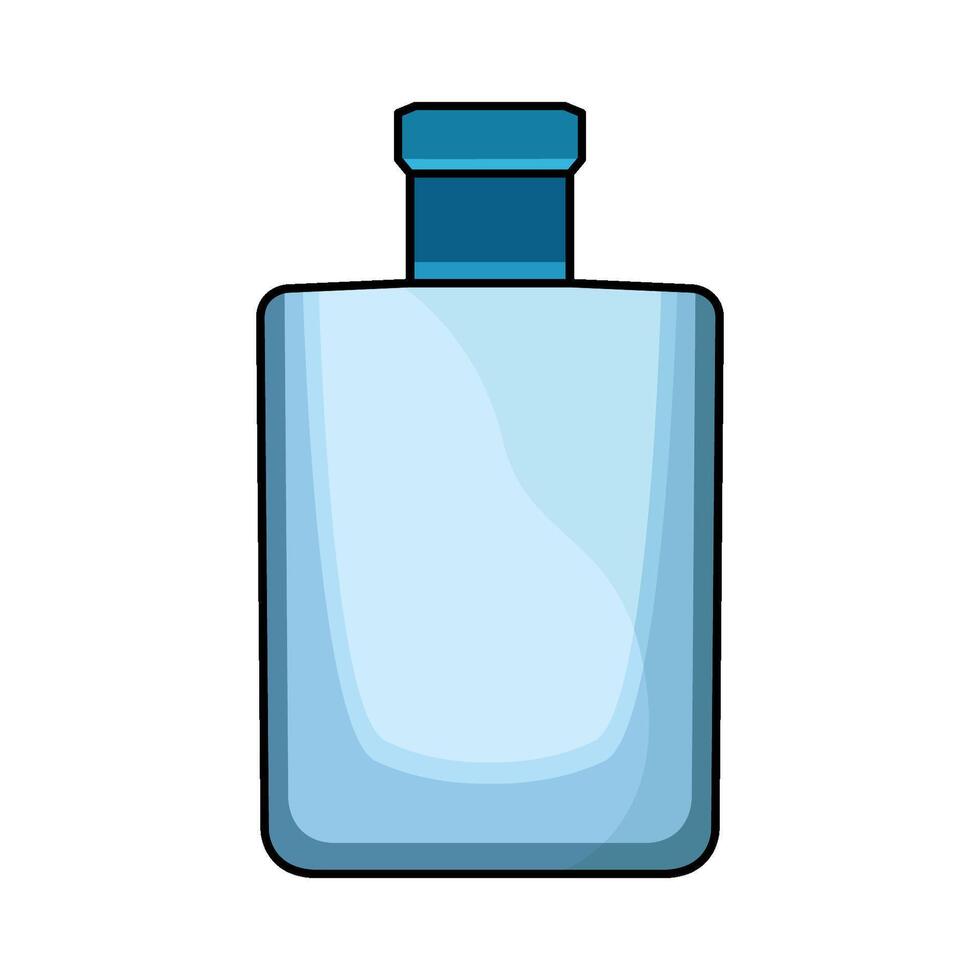 illustration of Blue Perfume vector