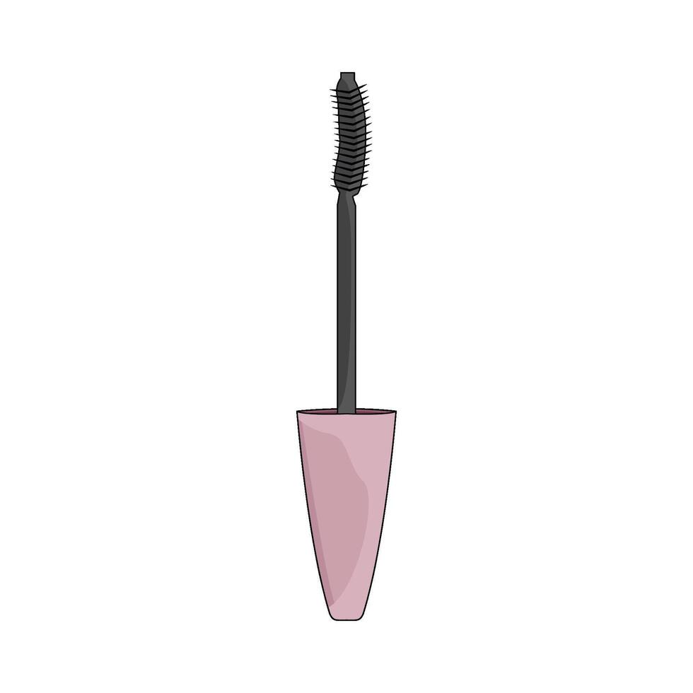 Mascara brush illustration vector