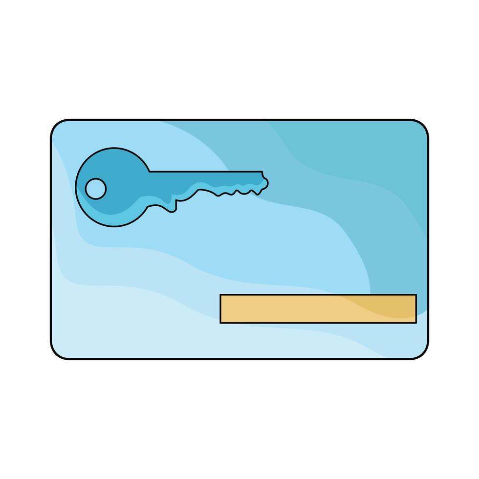 illustration of Keycard vector