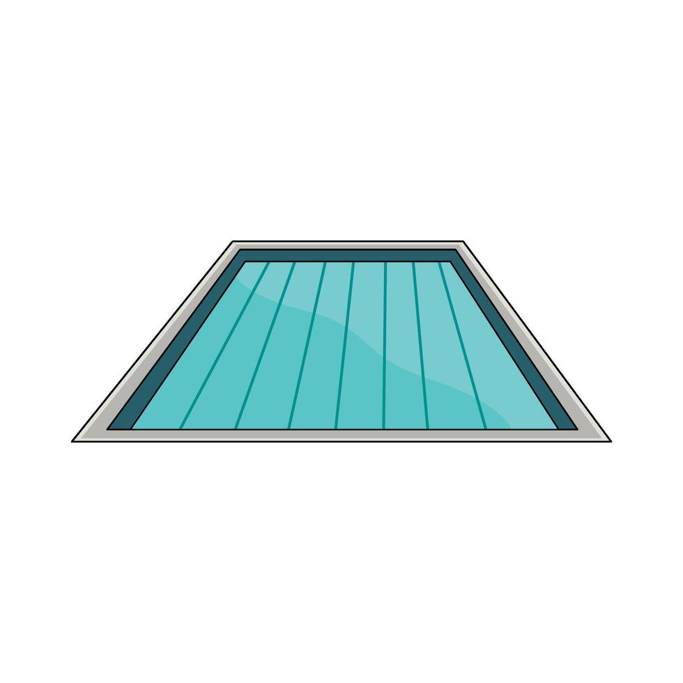 illustration of Swimming pools vector