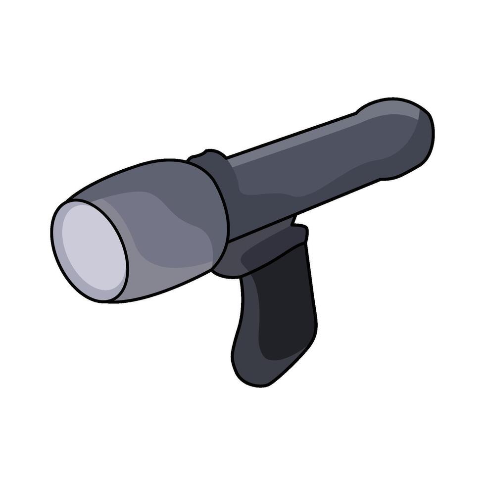 illustration of Underwater Flashlight vector