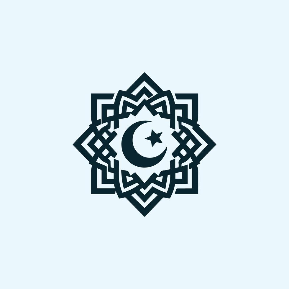 the logo for islamic culture vector
