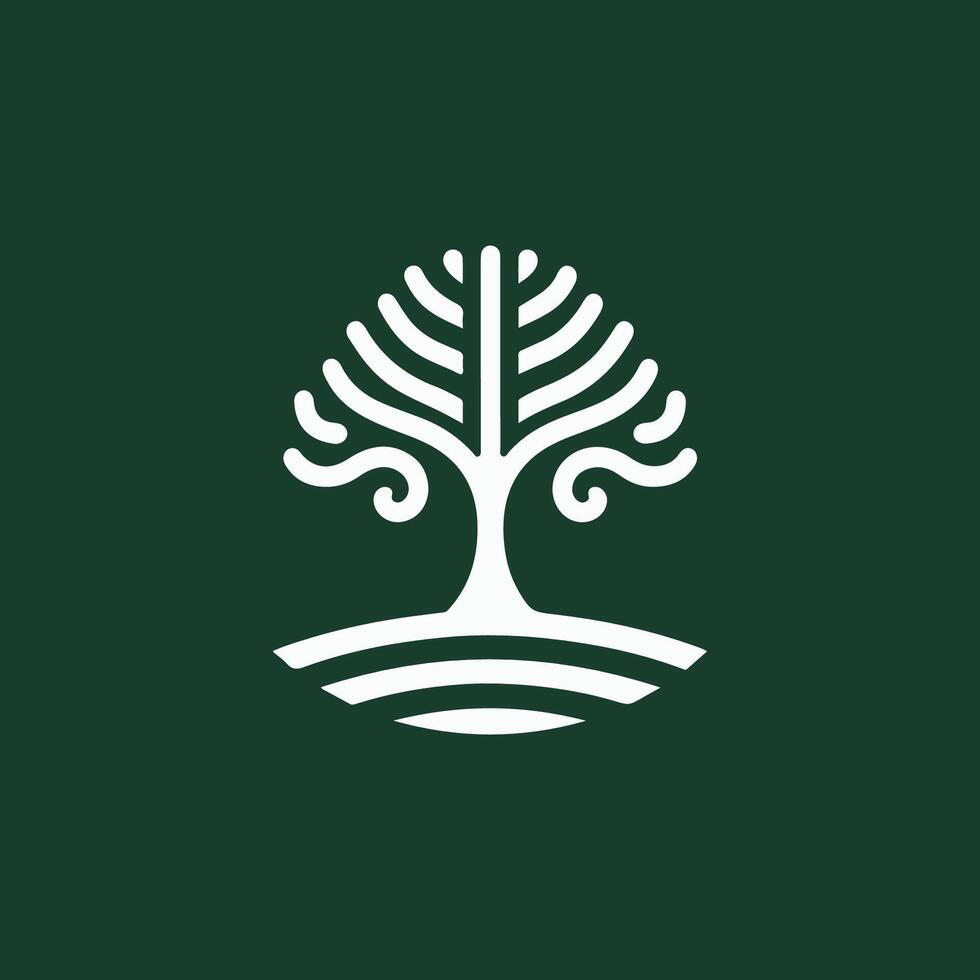 Yggdrasil Tree Logo vector