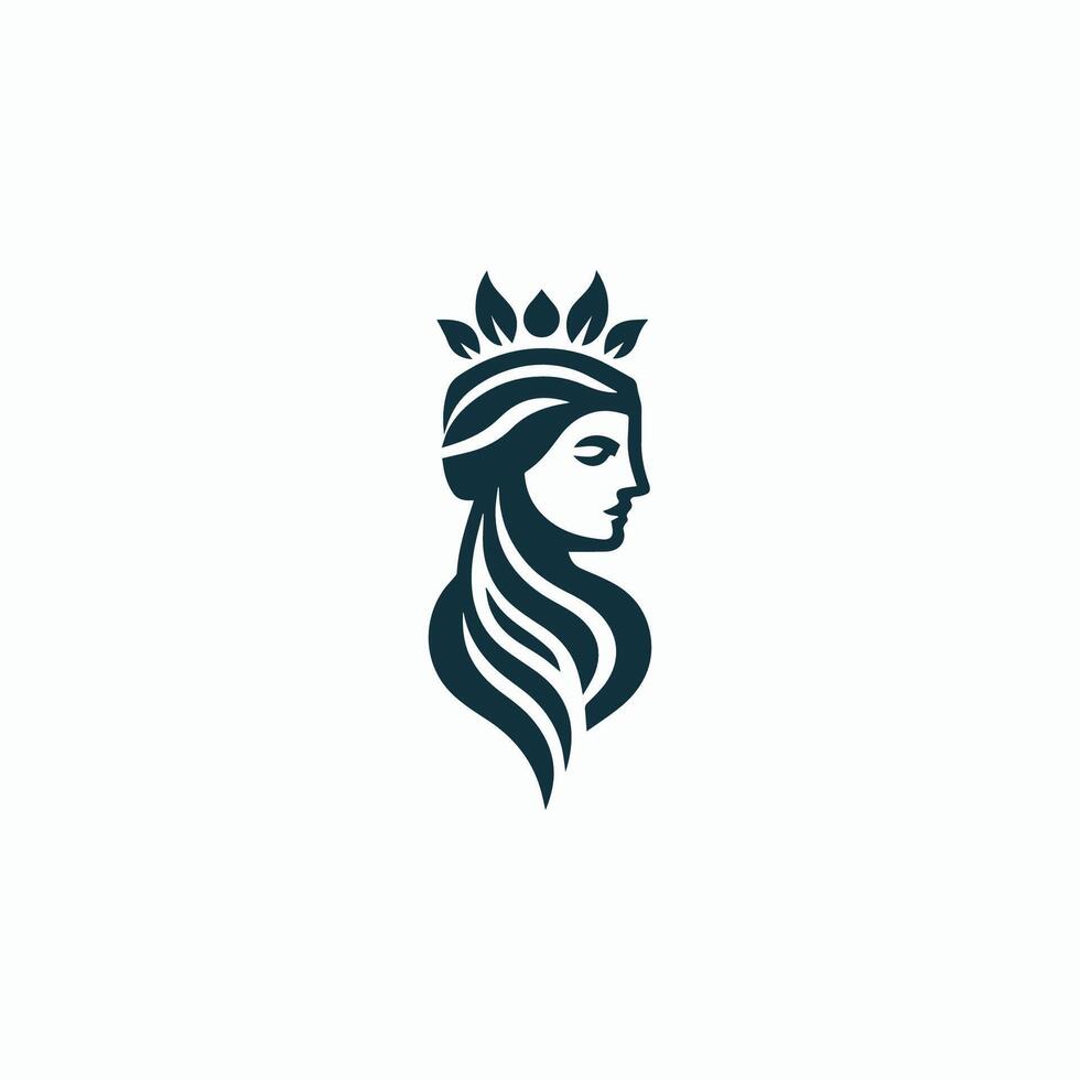 Ancient Goddess Logo vector