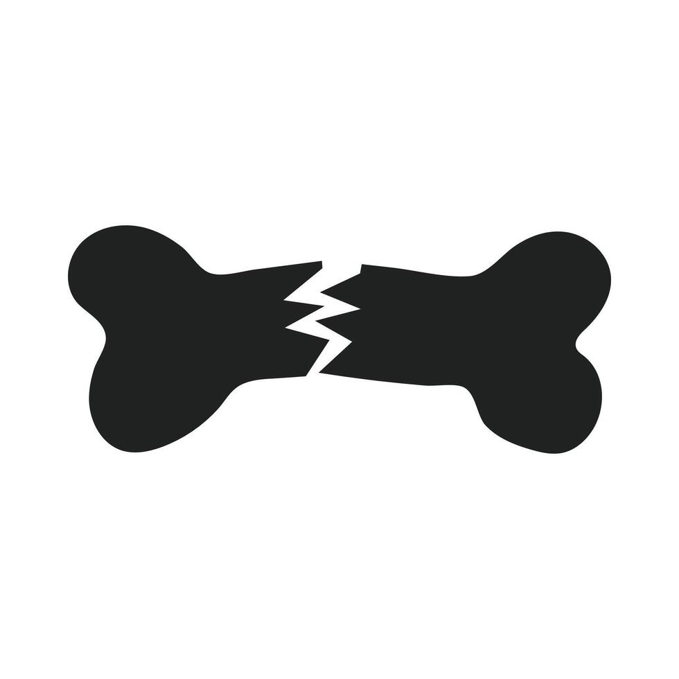 Broken Bone Icon vector