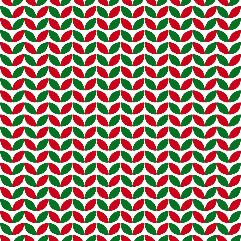 Seamless pattern design with green and red leaves for decorating wallpaper, wrapping paper and etc. vector