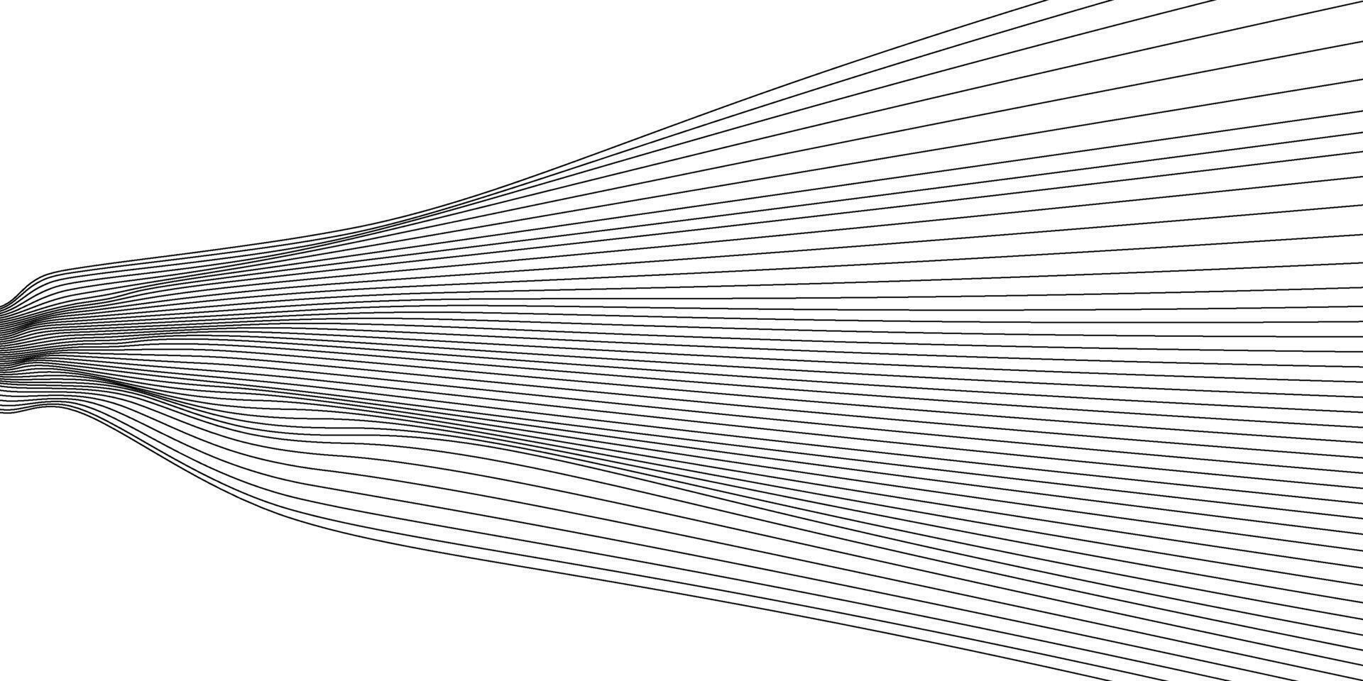 Abstract white background from lines. Wavy line drawing. illustration. vector