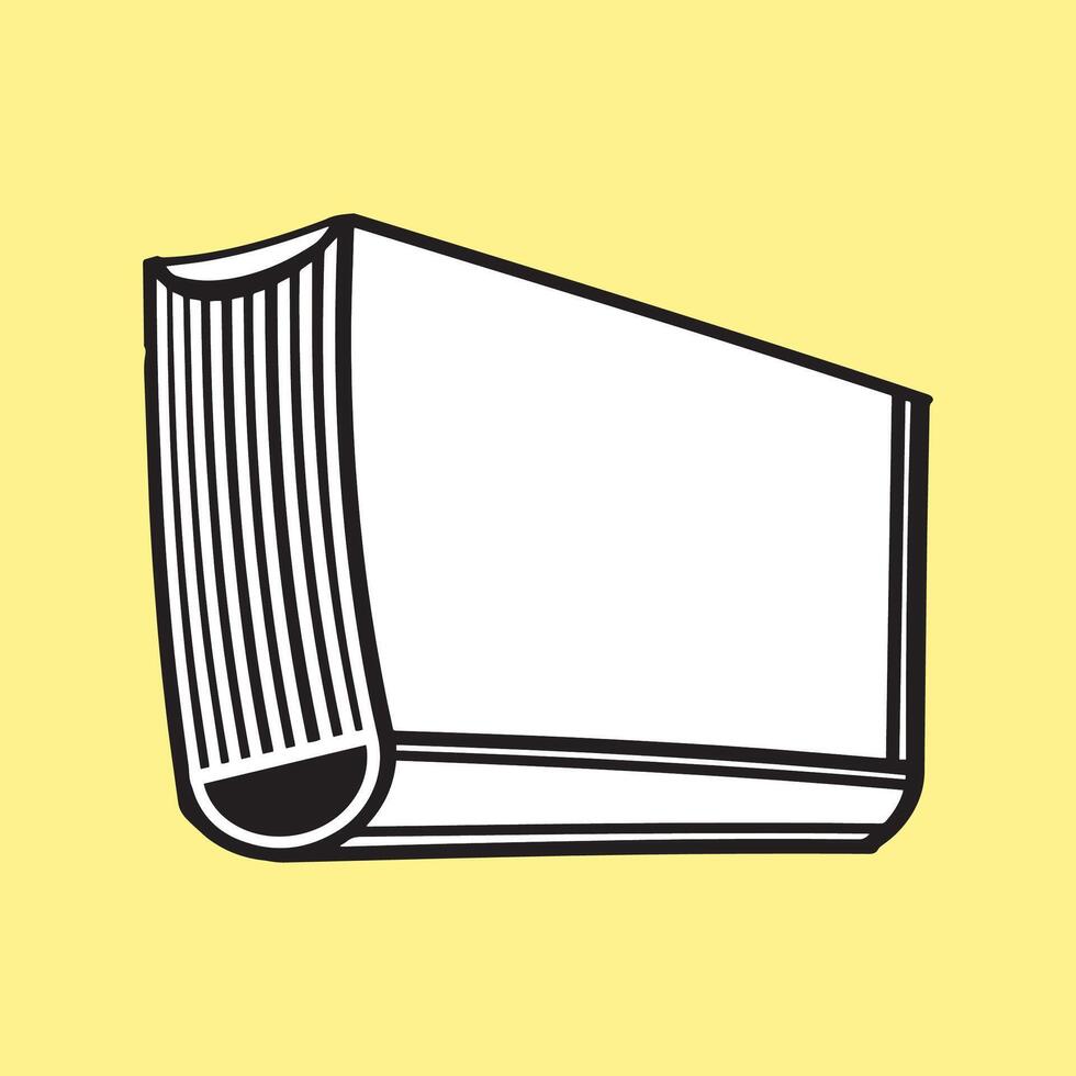 tablet book illustration flat style icon vector