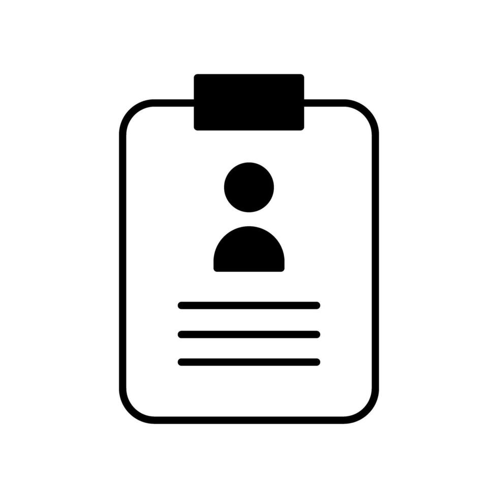Clipboard Icon. Flat design style eps 10 . vector