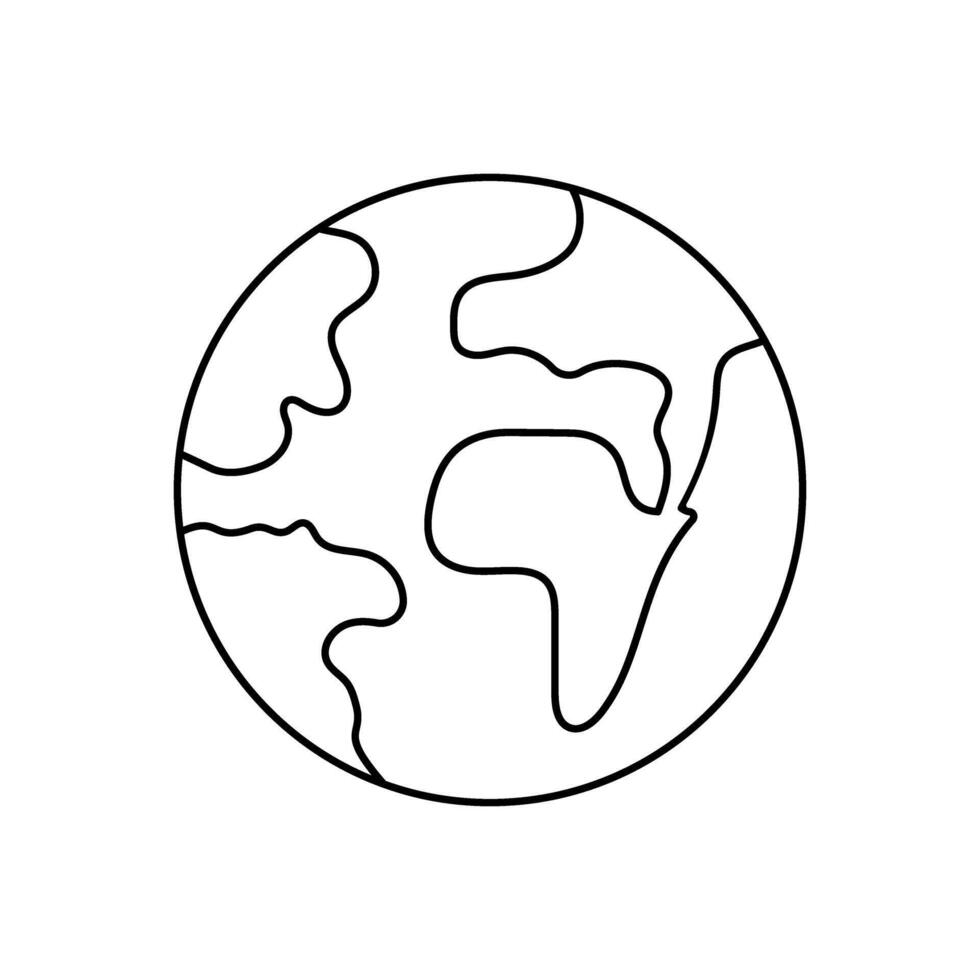 Earth planet icon. Earth globe icon. Earth globe icon. Earth globe icon vector