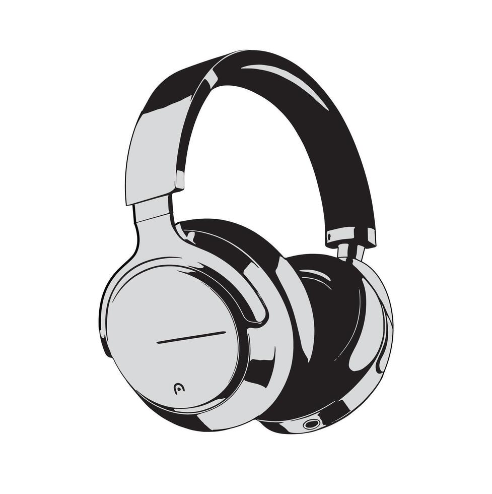 High Quality Headphone Illustration vector