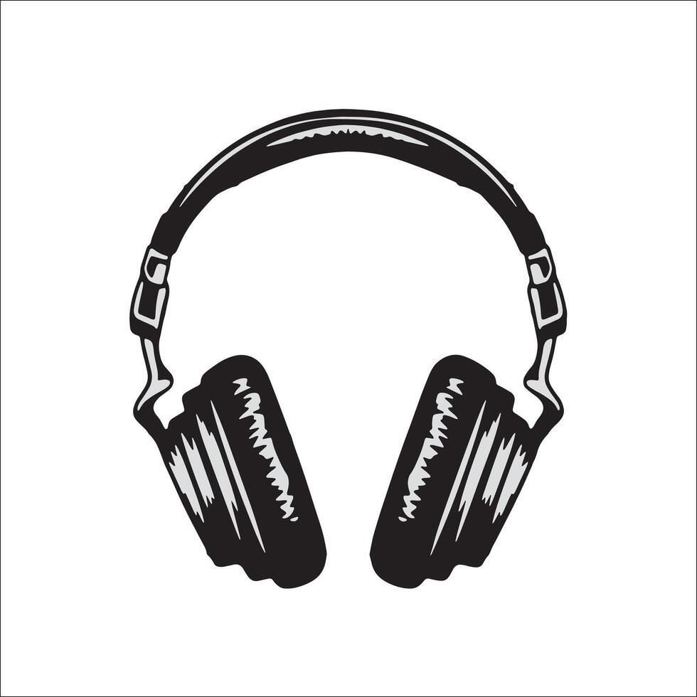 Stylish Headphone Illustration vector