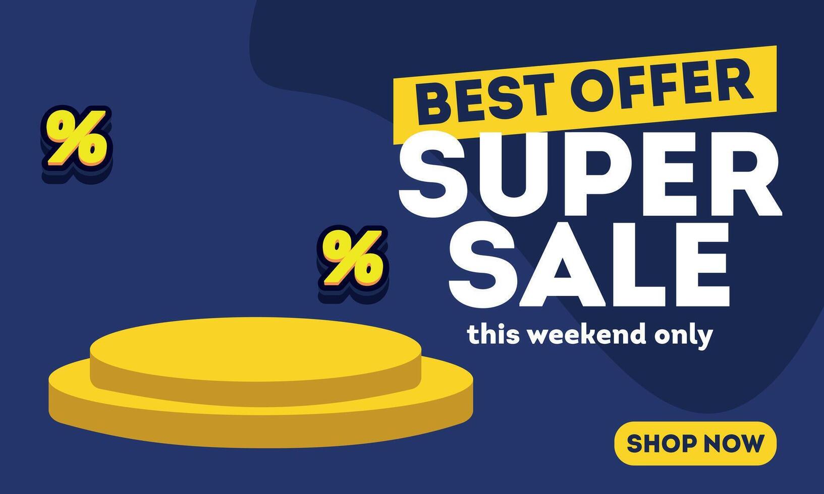 Super sale banner design. super sale banner template design vector