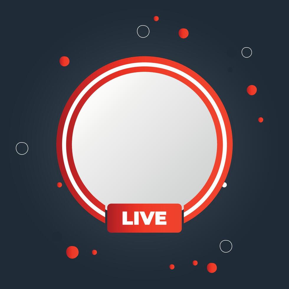 Live user streaming gradient. Social media icon. Avatar stories. vector