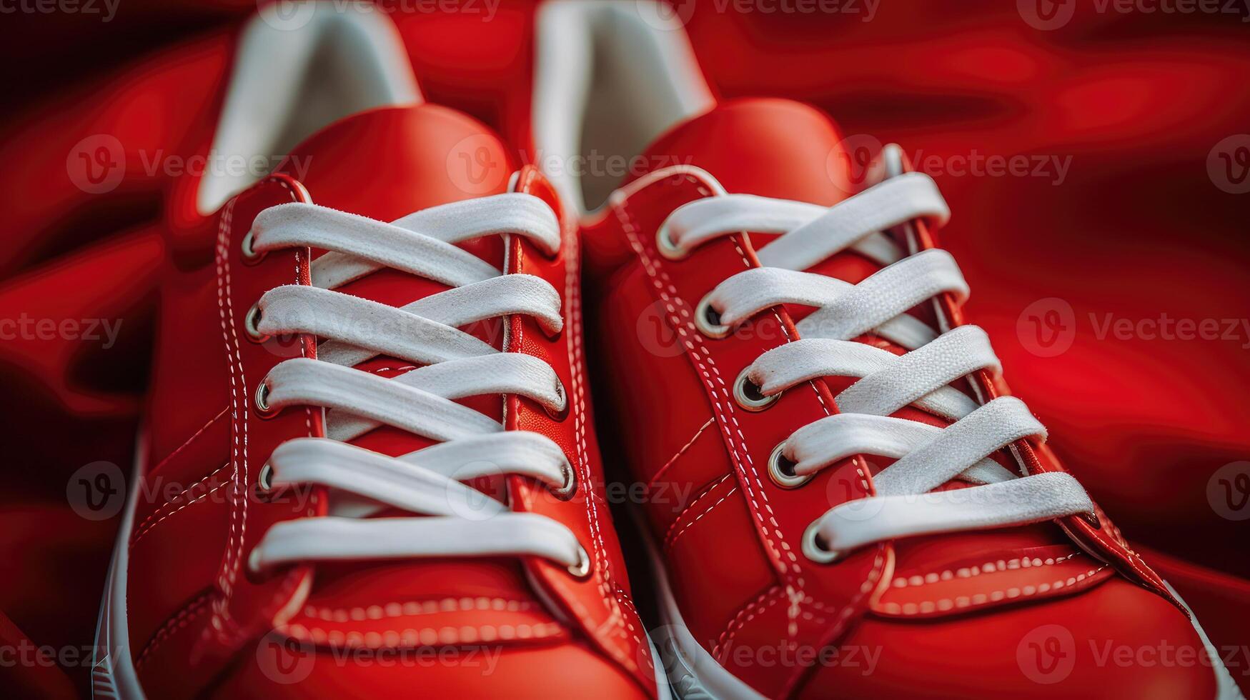 style red sneakers photo