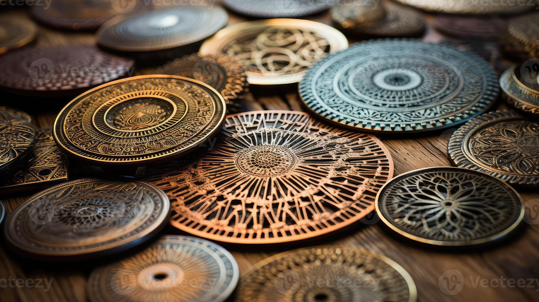 etching metal disc photo
