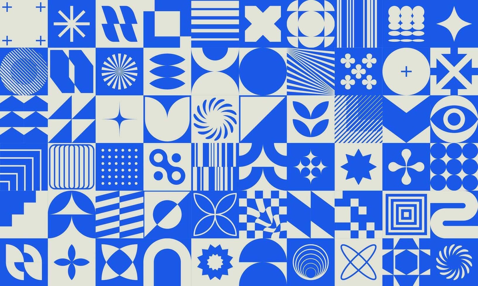 MINIMALIST GEOMETRIC SEAMLESS PATTERN vector