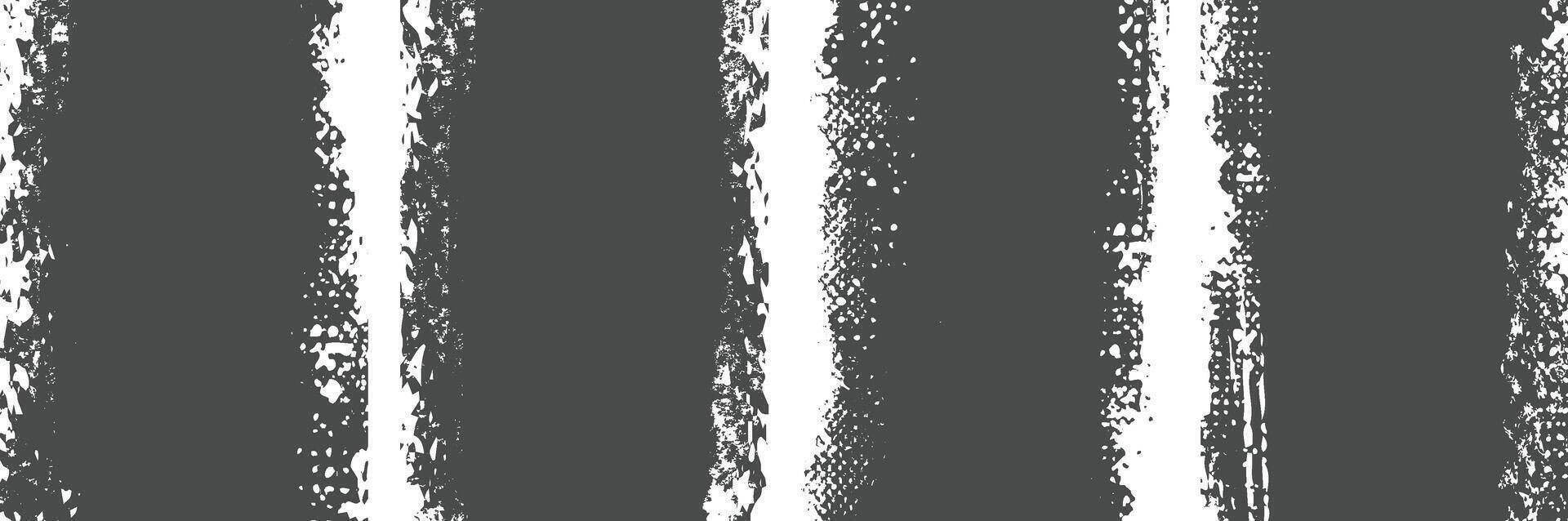 Black color distressed overlay grunge texture art banner backgrounds set vector