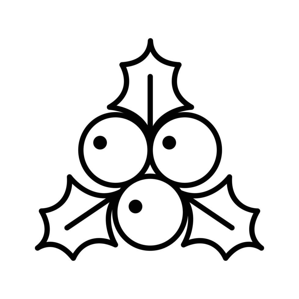 Check this carefully designed christmas berries , know as holy berries., vector