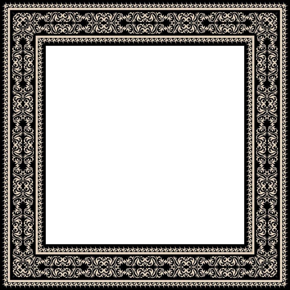 Vintage Ornamental Indian Frame Pattern vector
