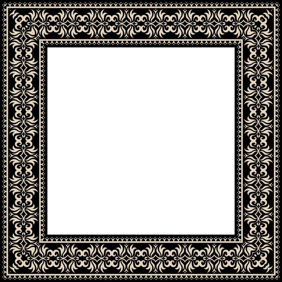 Classic Ornamental Frame with Indian. vector