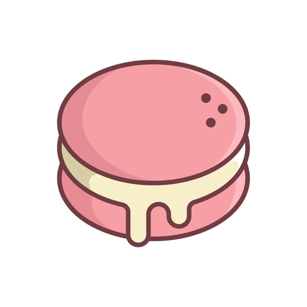 Yummy Macaron Icons vector