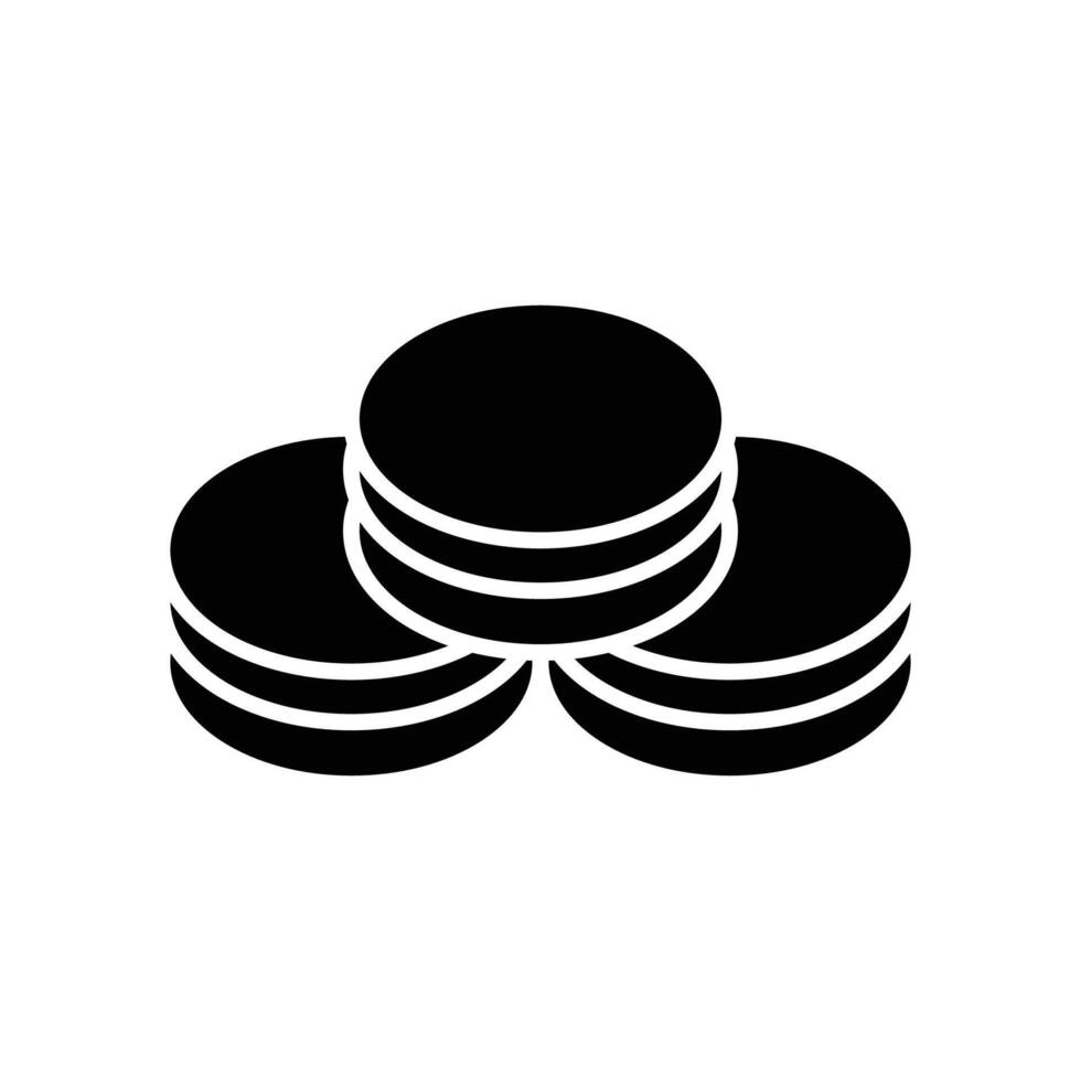 macaron icon design template simple and clean vector